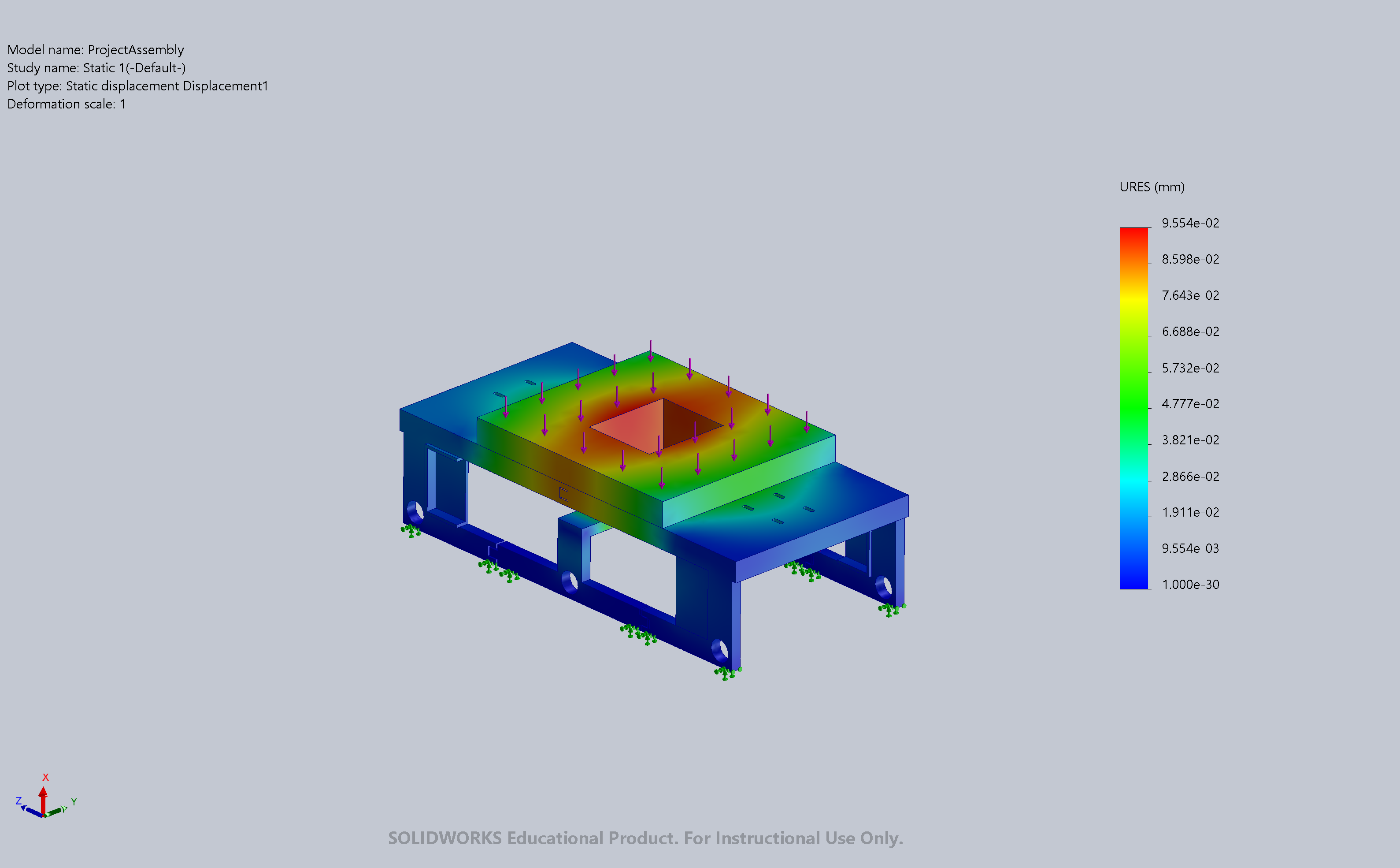 FIG.02 · Displacement from the same static study